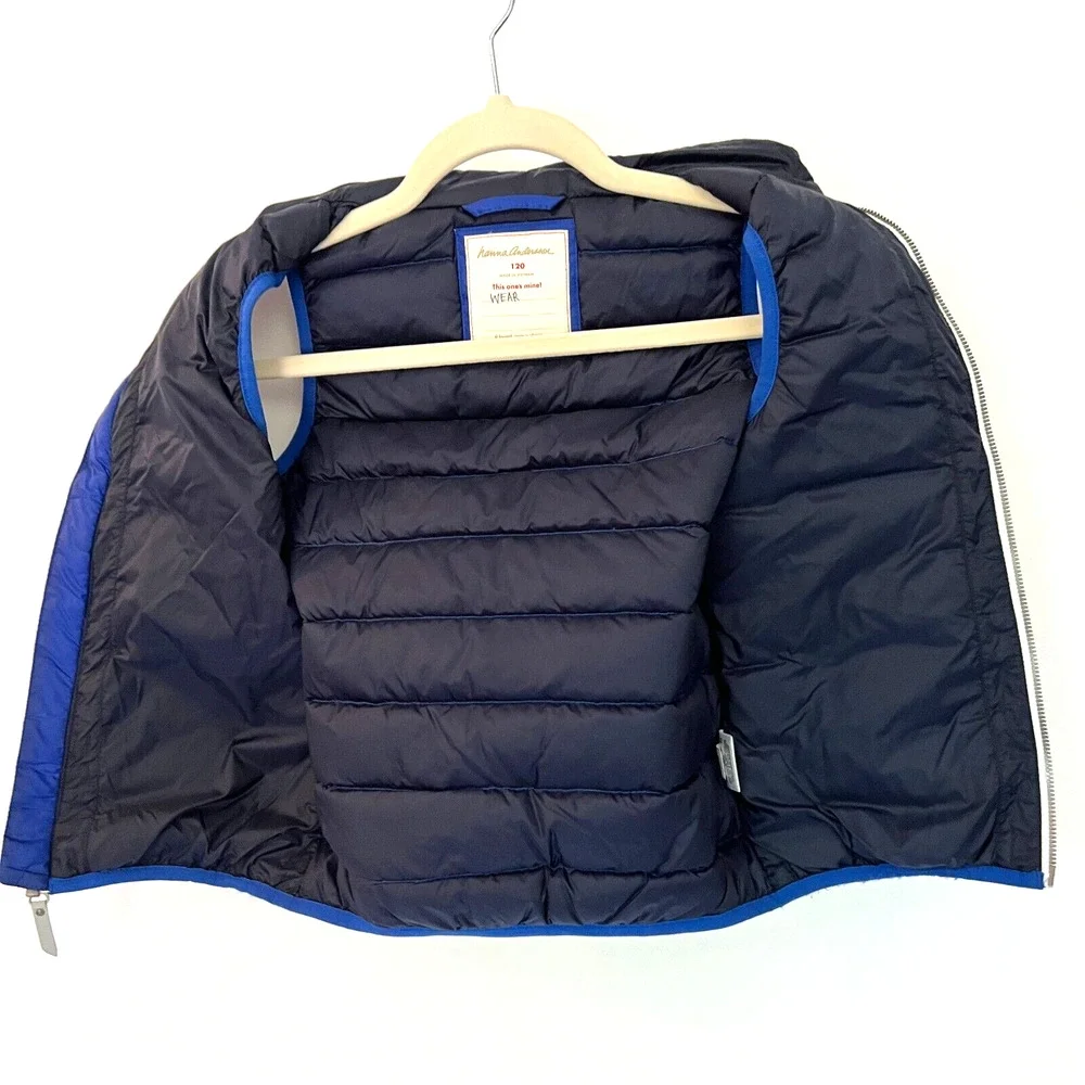 Hanna Andersson Royal Blue Puffer Vest